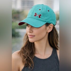 Under Armour Teal Adjustable Athletic Hat OSFA Women’s